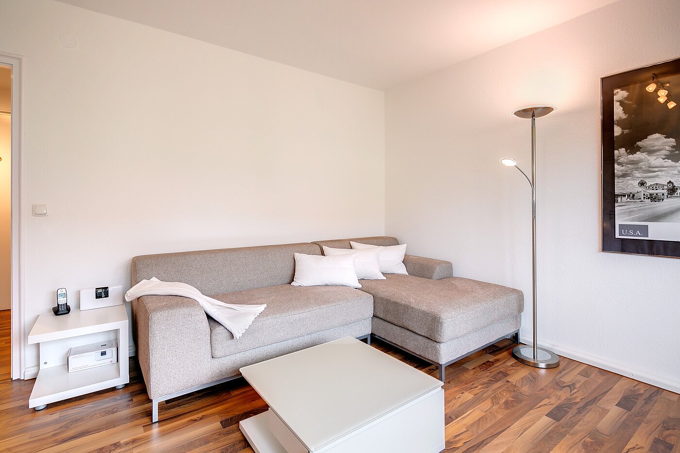 Appartamento a 2 camere | München-Schwabing | 70096 | Helles Wohnzimmer