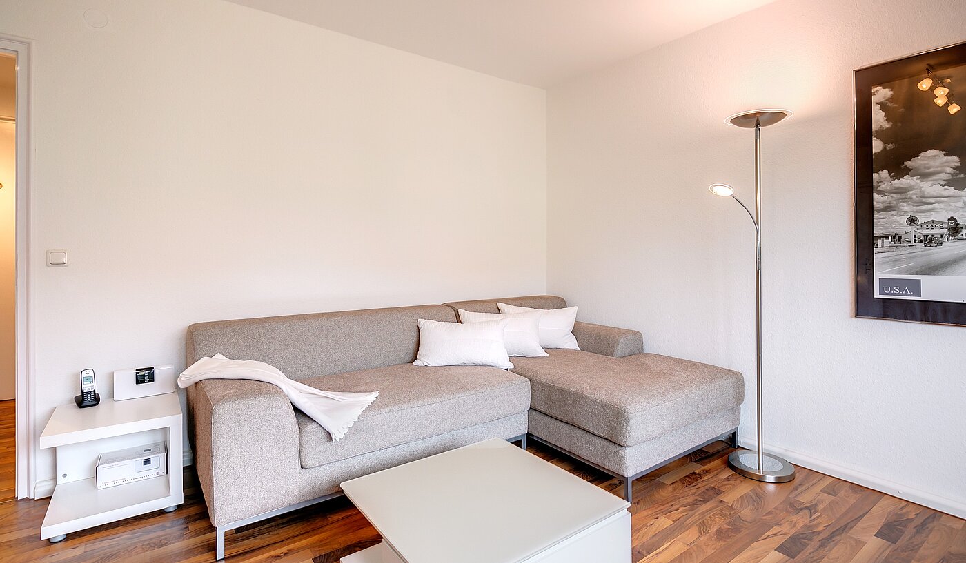 Appartamento a 2 camere | München-Schwabing | 70096 | Helles Wohnzimmer