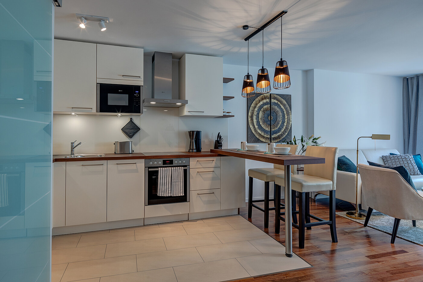 Appartamento a 2 camere | München-Schwabing | 70434 | Offene Küche mit...