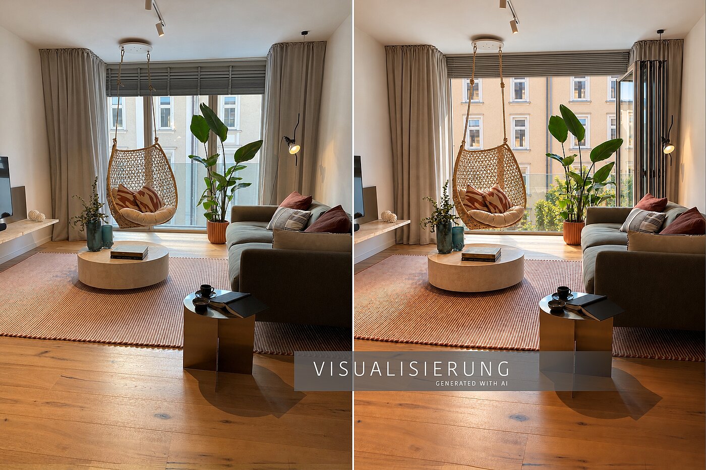 Appartamento a 2 camere | München-Isarvorstadt | 70459 | ...und Faltfenster-Innen