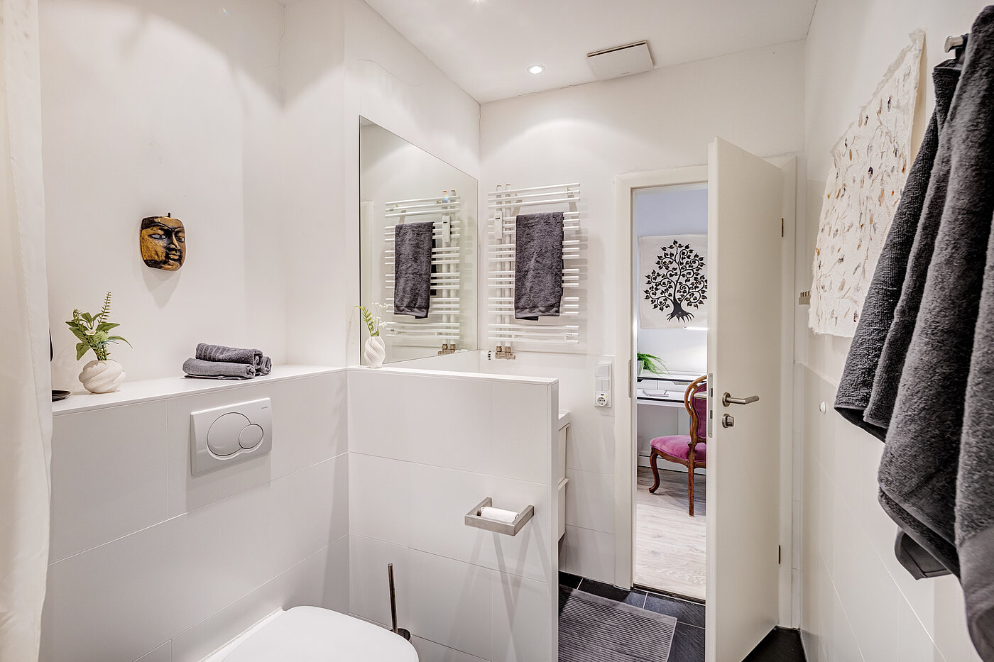 Appartamento al piano terra a 2 camere | München-Schwabing | 70394 | Badezimmer...