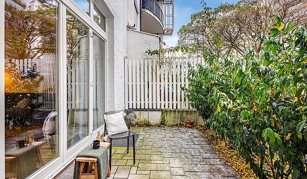 Appartamento con soppalco a 1 camera | München-Isarvorstadt | 2211ML7 | Hier die West-Terrasse