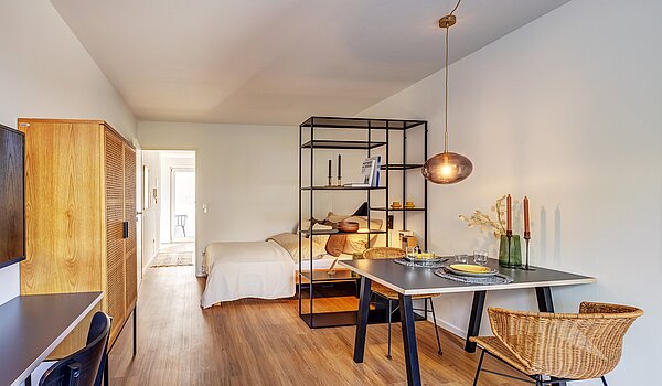 Appartamento a 1 camera | München-Maxvorstadt | 700022 | Großzügiger & stylischer Wohnbereich