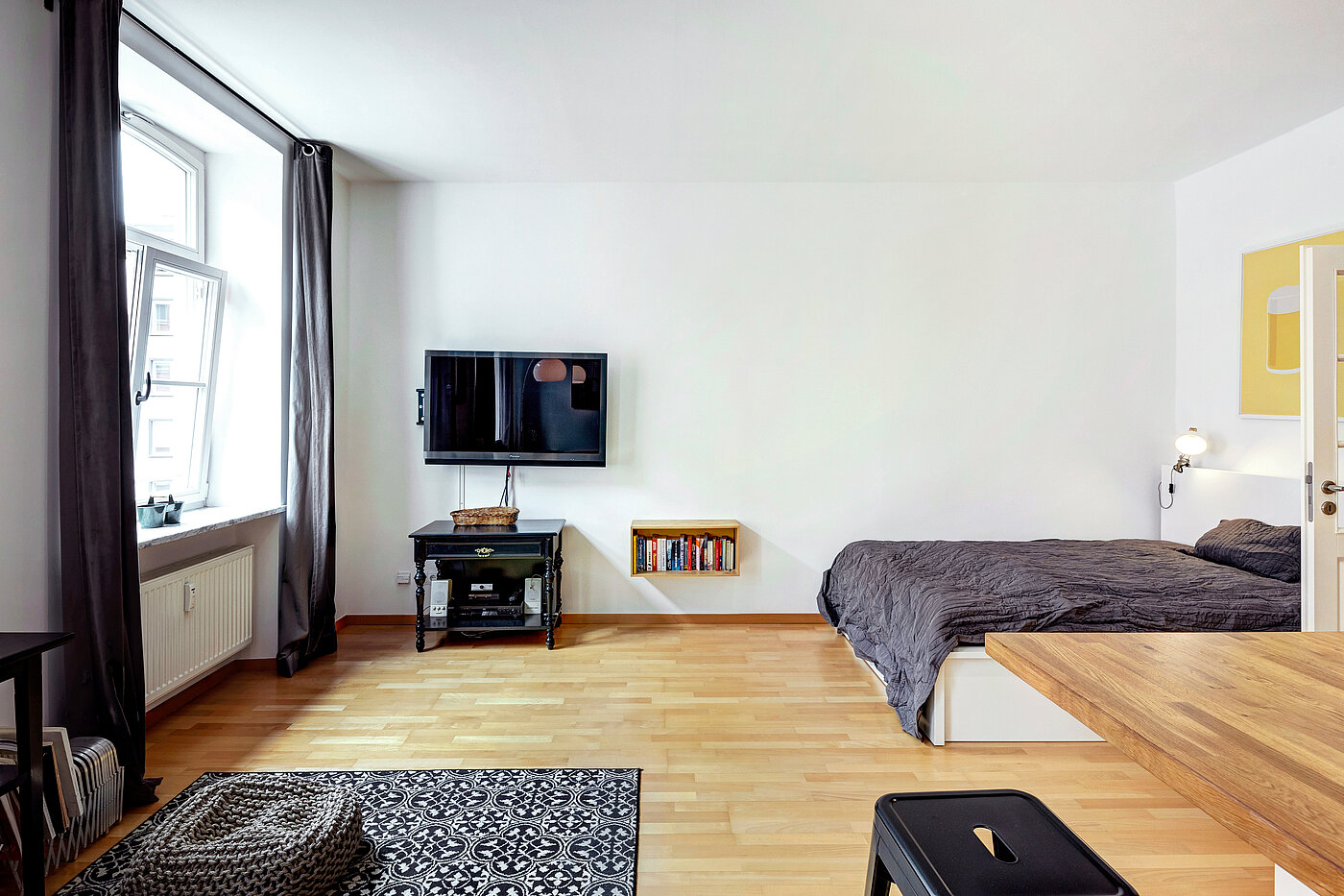 Appartamento a 1 camera | München-Ludwigsvorstadt | 70388 | Schlafbereich
