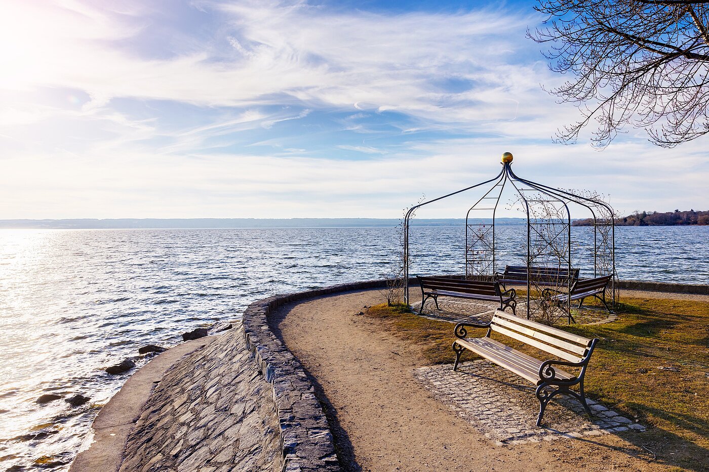 Appartamento a 1 camera | Herrsching am Ammersee | 2302ML2 | Blick auf den Ammersee