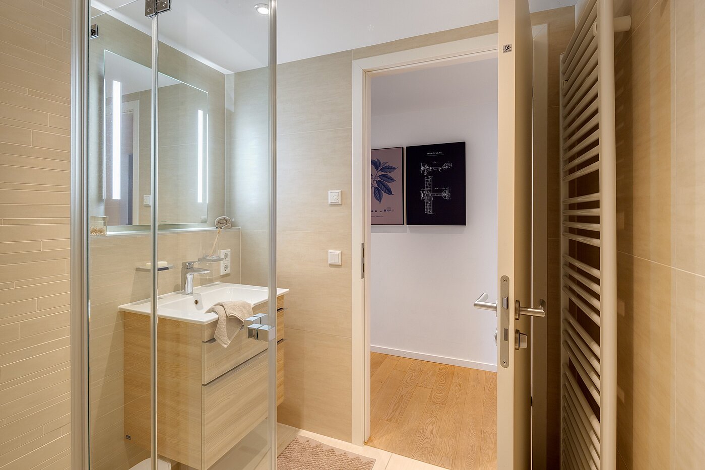 Appartamento a 4 camere | München-Bogenhausen | 70380 | ...Duschbad