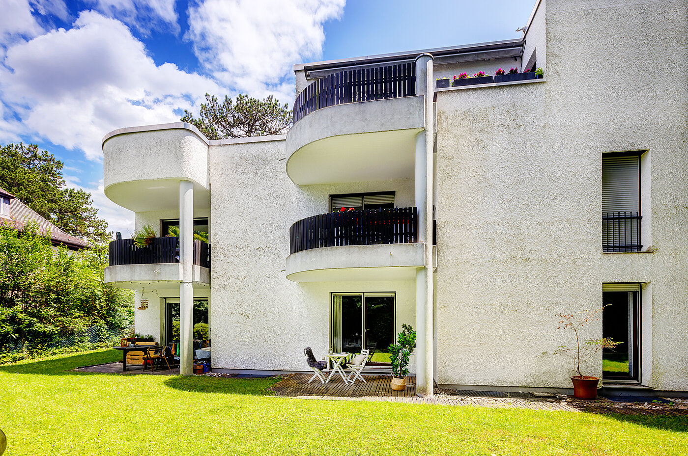 Appartamento al piano terra a 2.5 camere | 70018 | Gartenansicht
