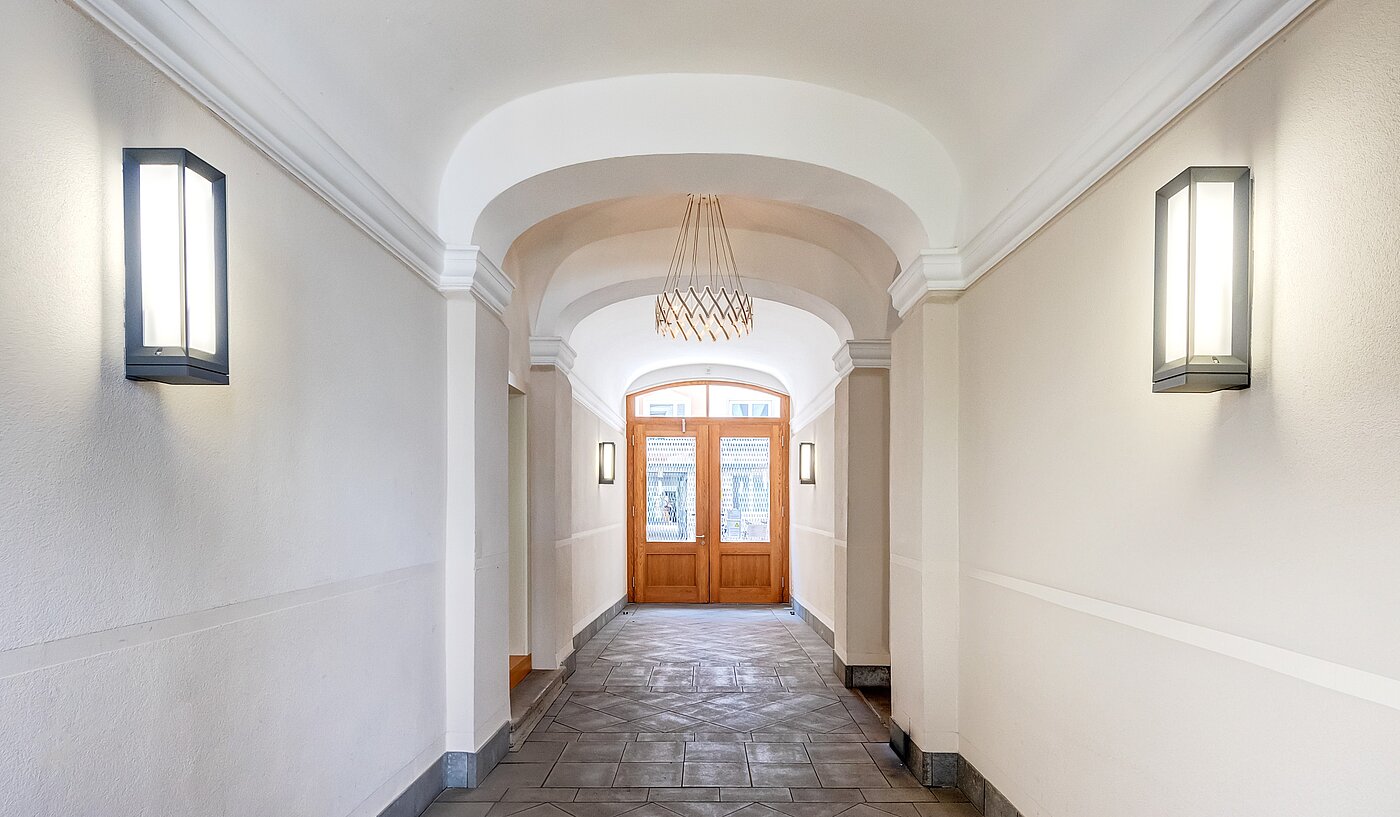 Appartamento al piano terra a 1.5 camere | München-Lehel | 70149 | Hauseingang