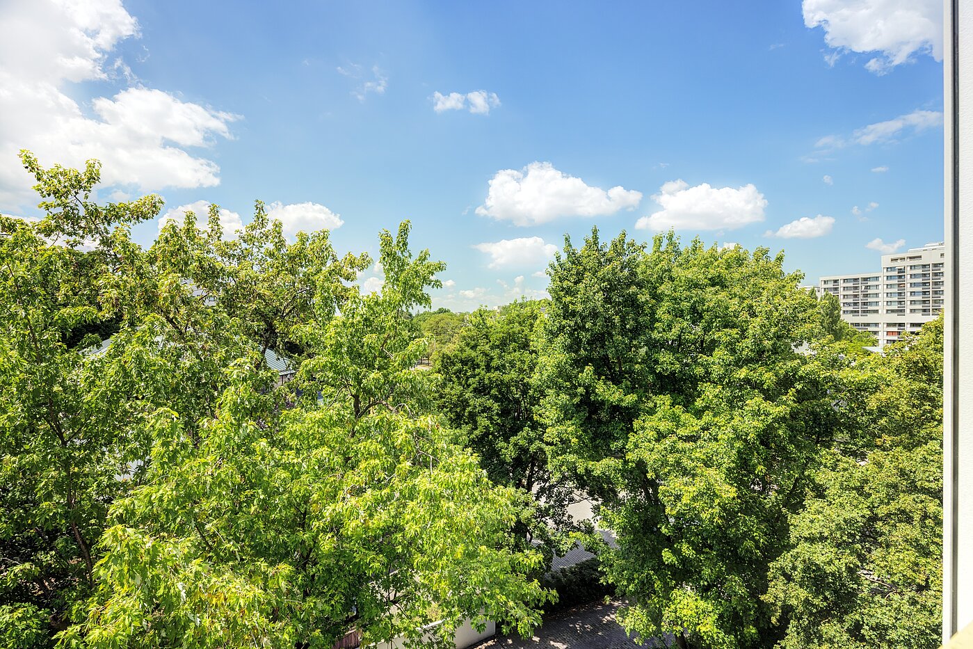 Appartamento a 2 camere | München-Hadern | 704101 | Ausblick vom Wintergarten