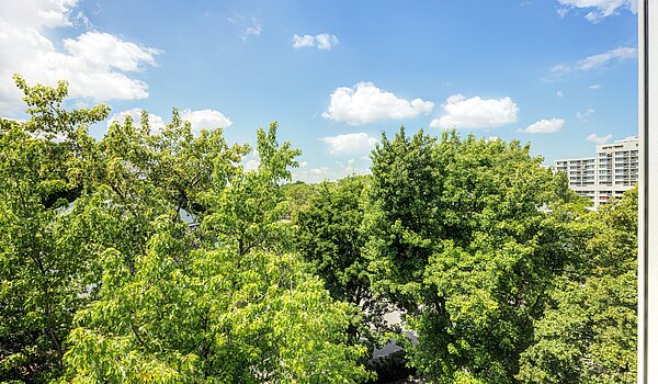 Appartamento a 2 camere | München-Hadern | 704101 | Ausblick vom Wintergarten