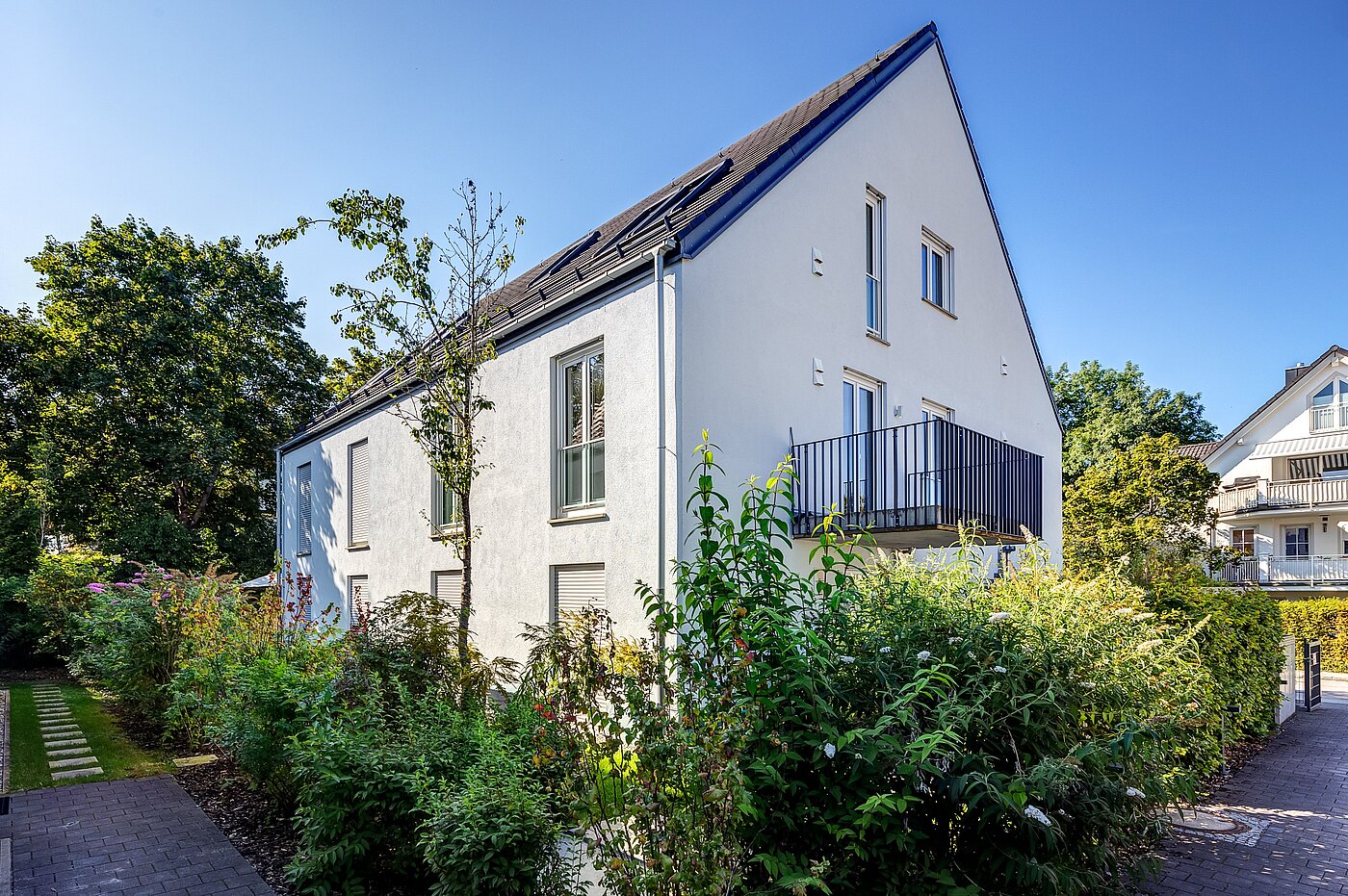 Appartamento Maisonette a 4 camere | München-Obermenzing | 701553 | Ansicht vom Innenhof aus