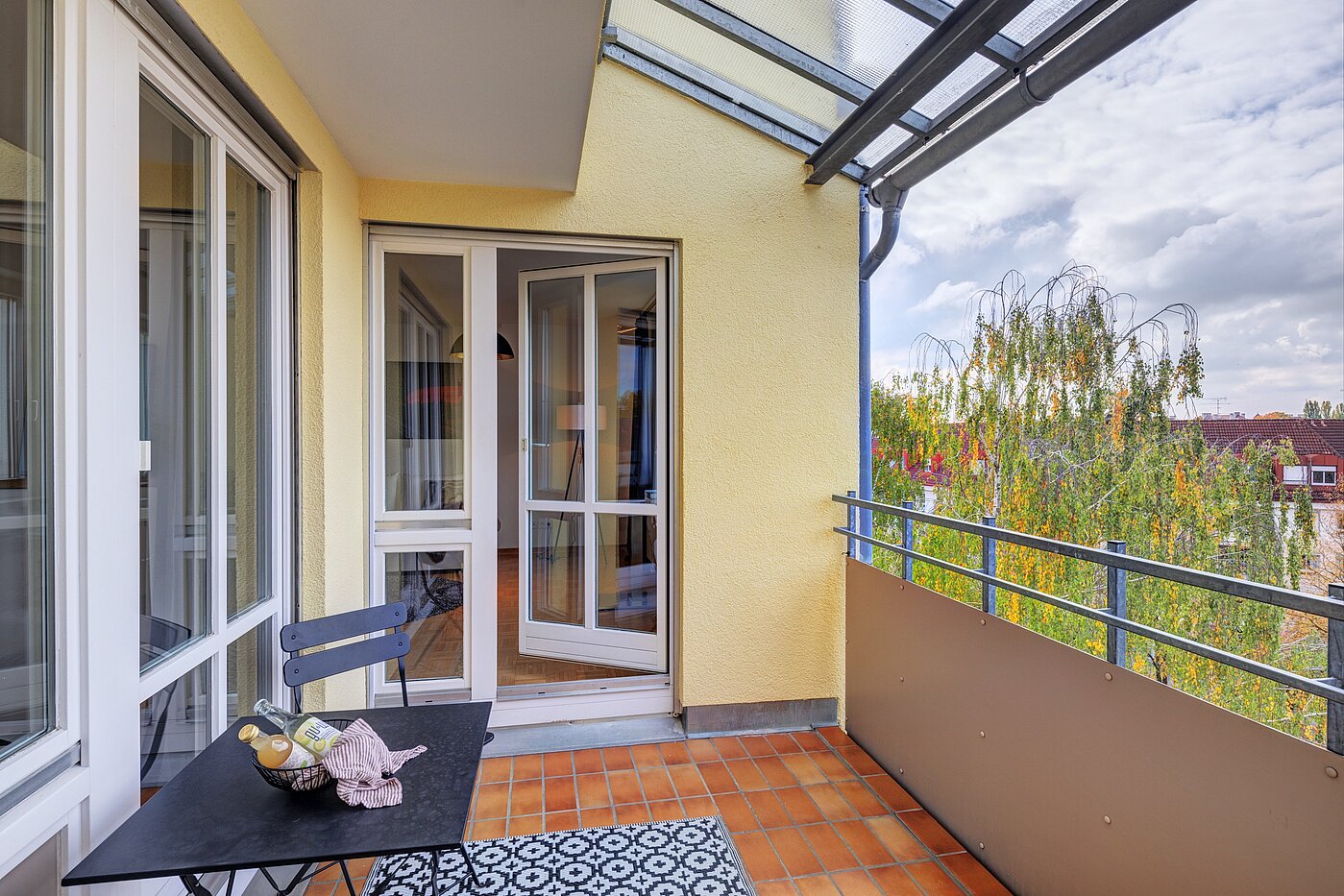 Appartamento a 3 camere | München-Schwabing | 70299 | Loggia
