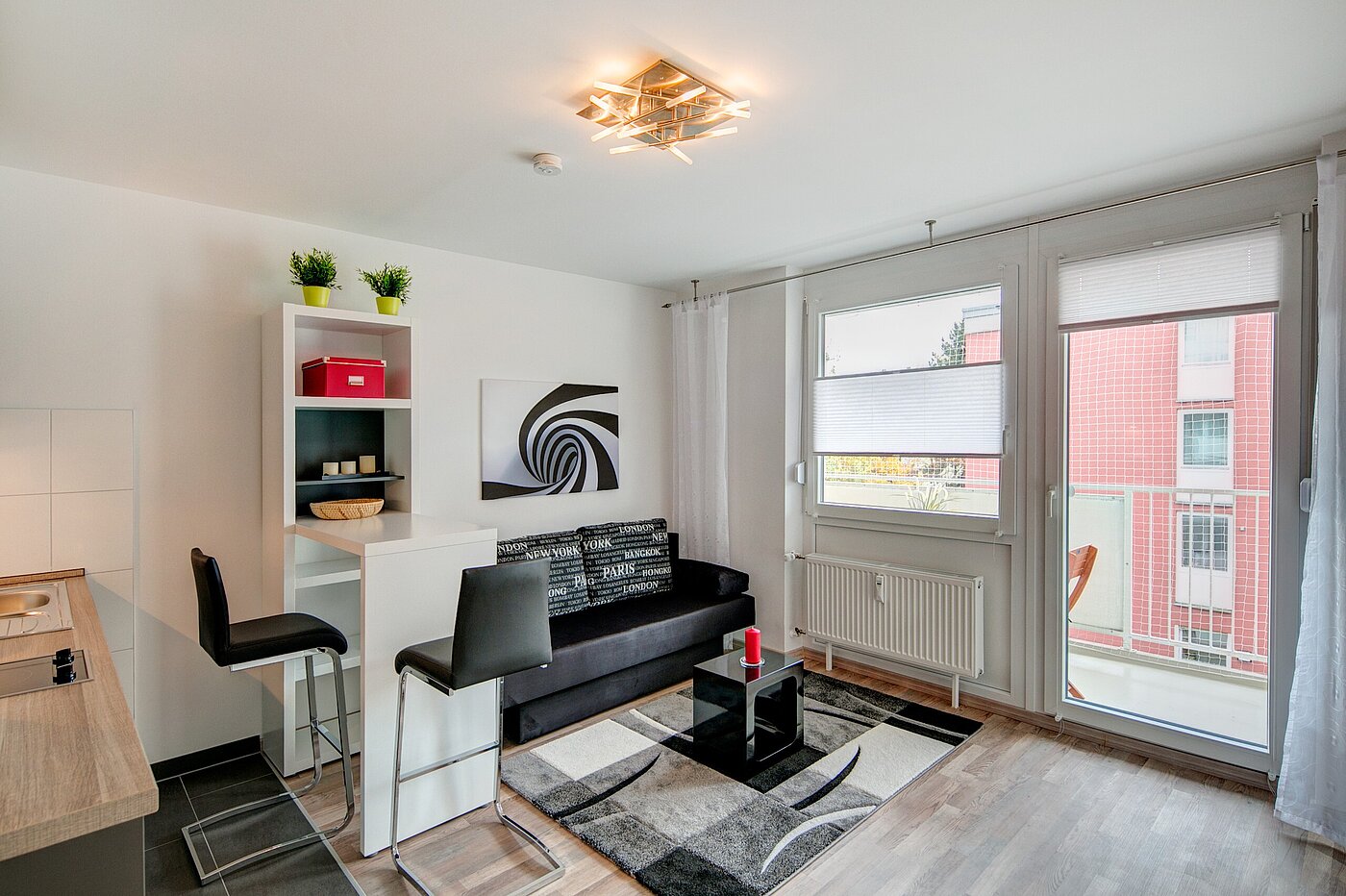 Appartamento a 1 camera | München-Berg am Laim | 70064 | ...und Schlafbereich