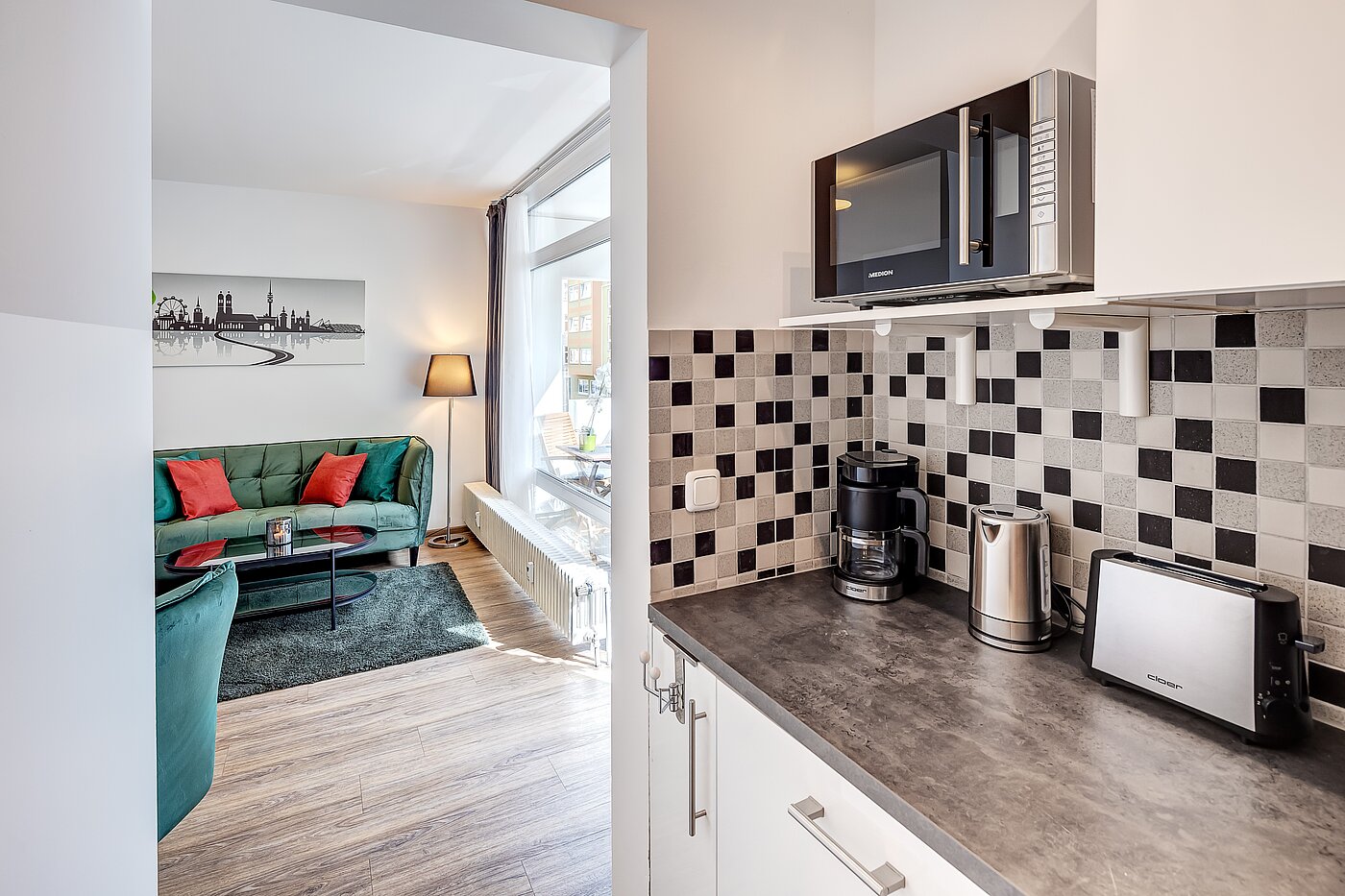 Appartamento a 1 camera | München-Ludwigsvorstadt | 70176 | ...mit allen Elektrogeräten