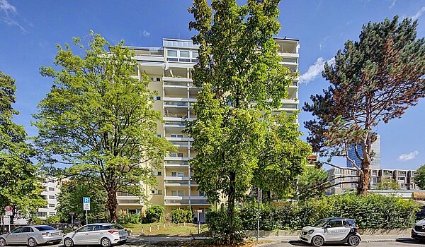Appartamento al piano terra a 2 camere | München-Moosach | 70462 | Außenansicht