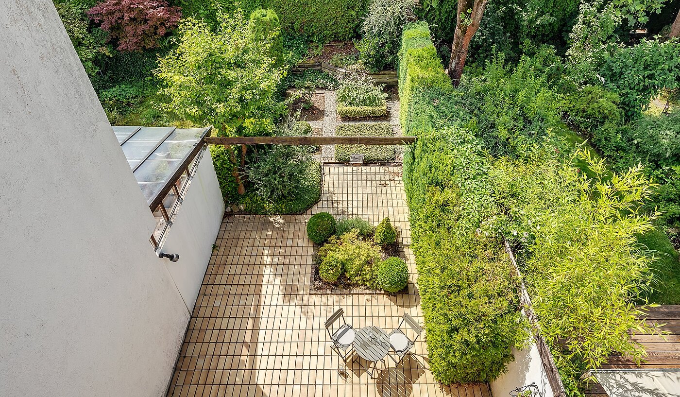 Appartamento a 5.5 camere | Weßling | 1907ML4 | Blick in den Garten