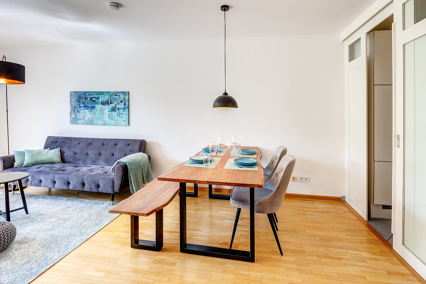 Appartamento a 2 camere | Haar | 70426 | ...und Essbereich