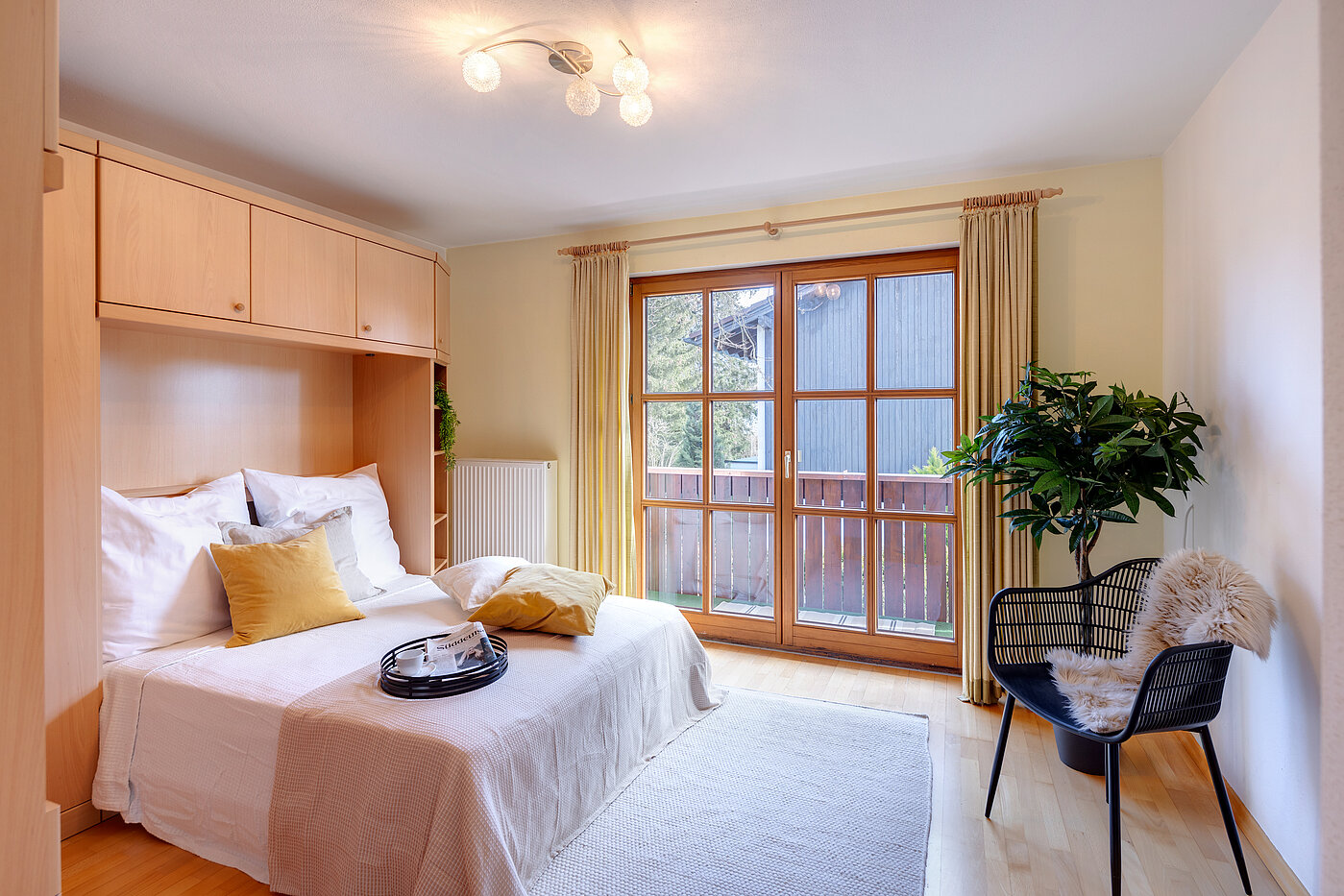 Appartamento a 2 camere | München-Trudering | 70178 | Schlafzimmer mit...