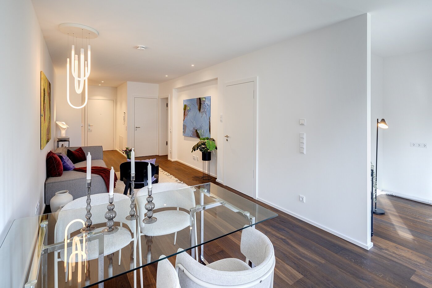 Terrassenwohnung a 2 camere | München-Harlaching | 70372 | Einladender Essplatz