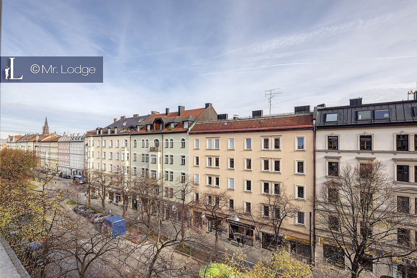 Appartamento a 2.5 camere | München-Haidhausen | 1710D2 | Aussicht vom Wohnzimmer
