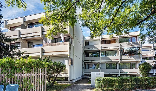 Apartment a 2 camere | München-Feldmoching | 70466 | Ansicht von der Straße aus