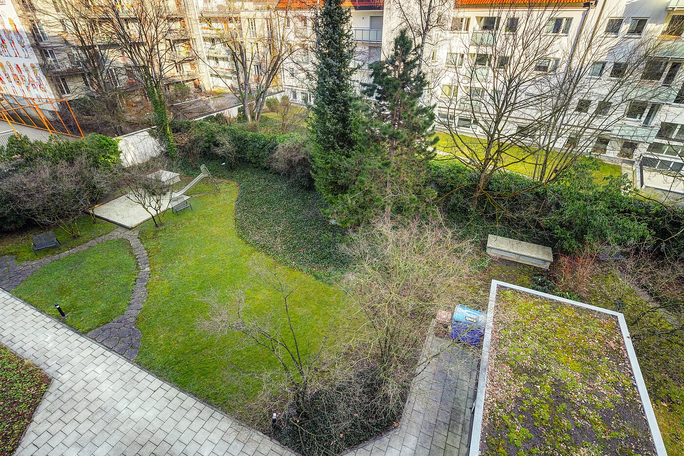 Appartamento a 2 camere | München-Schwabing | 70102 | Ausblick in den ....