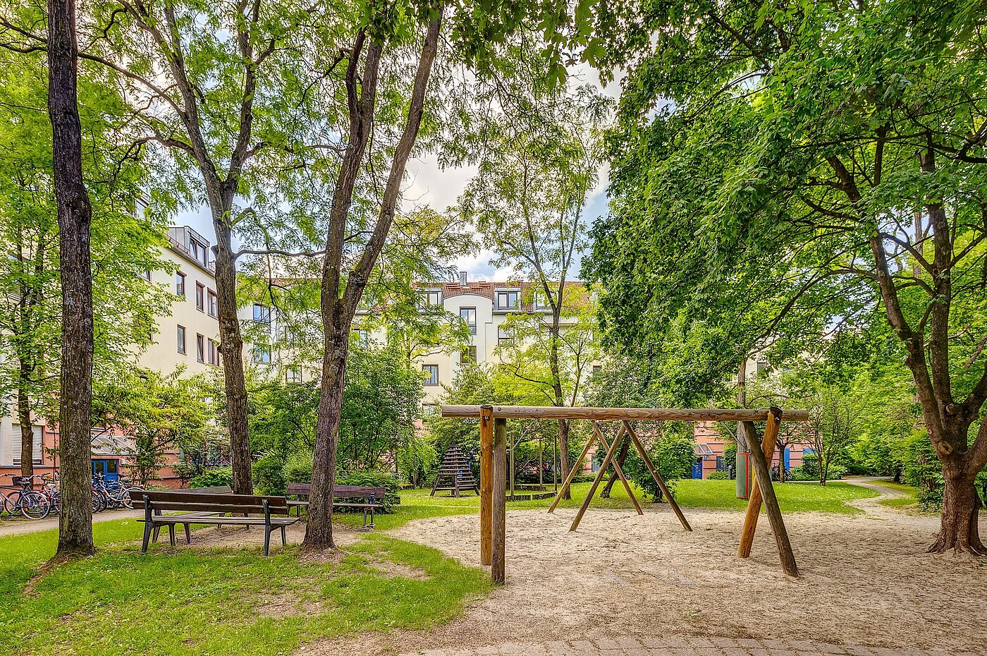 Appartamento a 2 camere | München-Schwabing | 2205ML62 | ...und Spielplatz