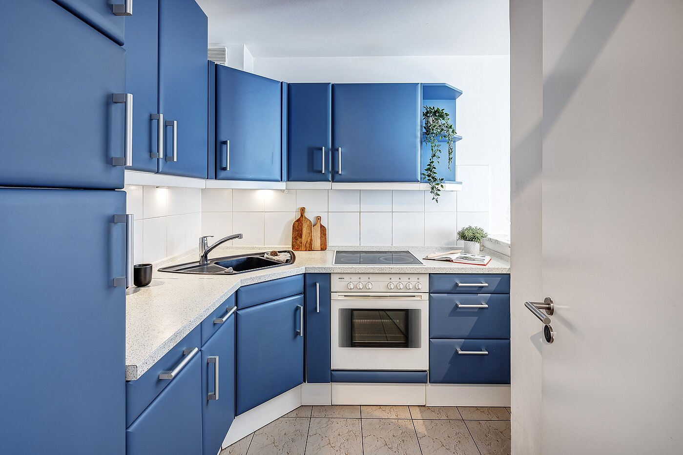 Appartamento a 3 camere | München-Schwabing | 2202ML12 | Die Küche, ein Blickfang...