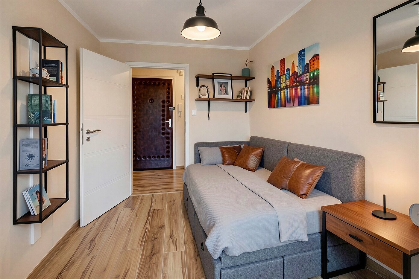 Appartamento a 4 camere | München-Aubing | 70276 | KI-generiertes Möblierungsbeispiel