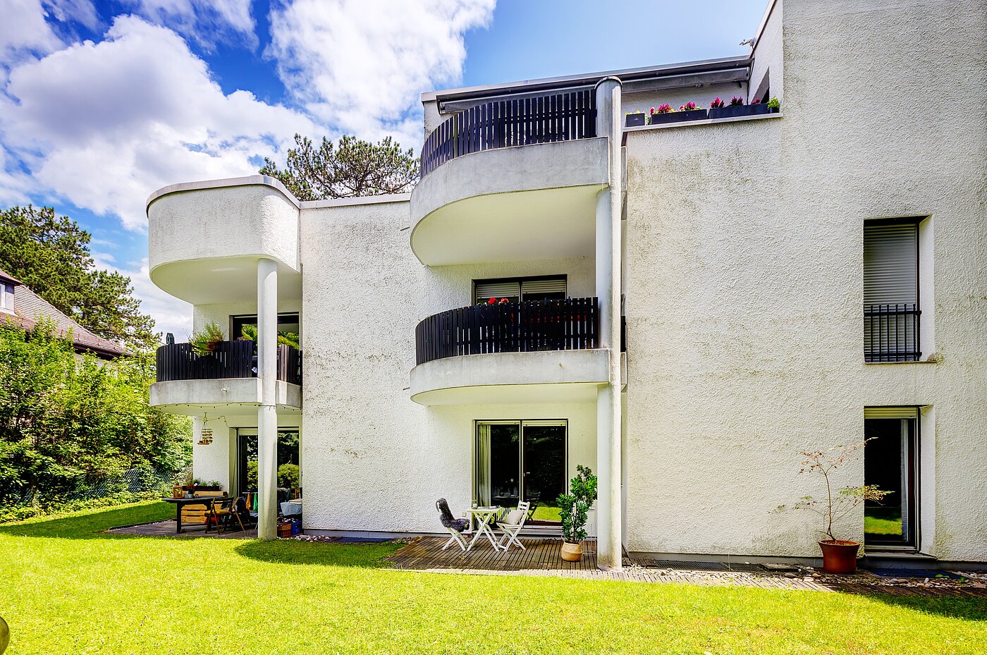 Appartamento al piano terra a 2.5 camere | München-Harlaching | 70018 | Gartenansicht