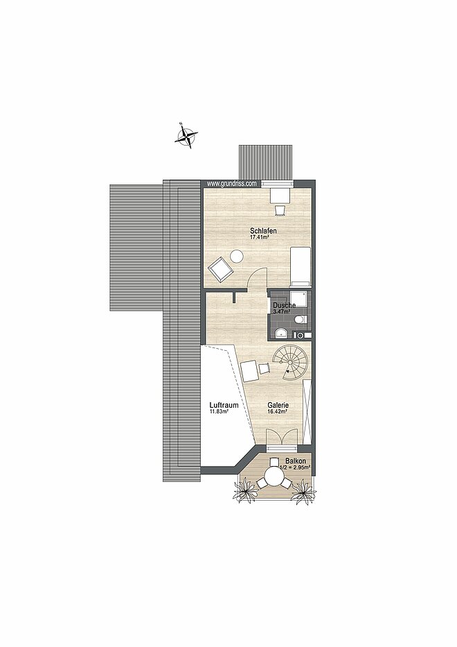 Appartamento Maisonette a 3.5 camere | München-Trudering | 70238 | Nicht maßstabsgetreu