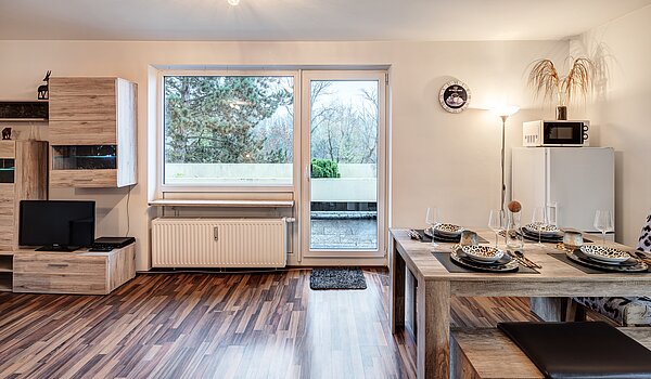 Appartamento a 1 camera | Karlsfeld | 70460 | Wohn- und Essfbereich