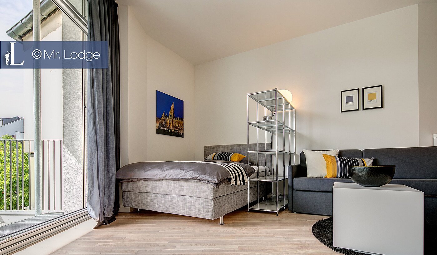 Appartamento a 1 camera | München-Bogenhausen | 1802ML4 | Schlafbereich....