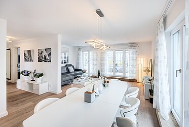 Riem: Splendida vista – Fantastico appartamento di 3 locali con terrazza sul tetto