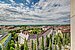 Blick vom Balkon