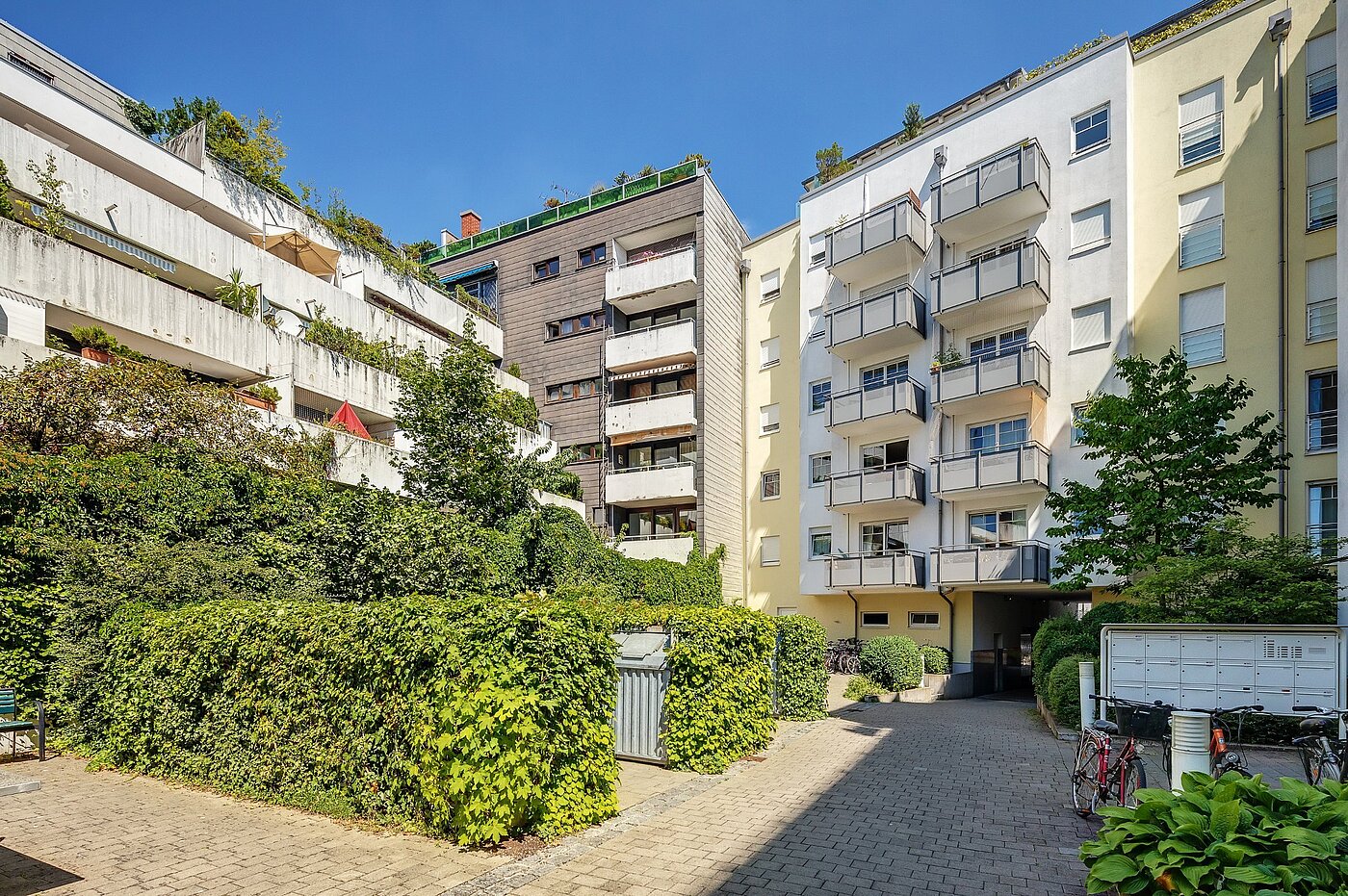 Appartamento a 1 camera | München-Schwabing | 2007ML2 | Hofseite