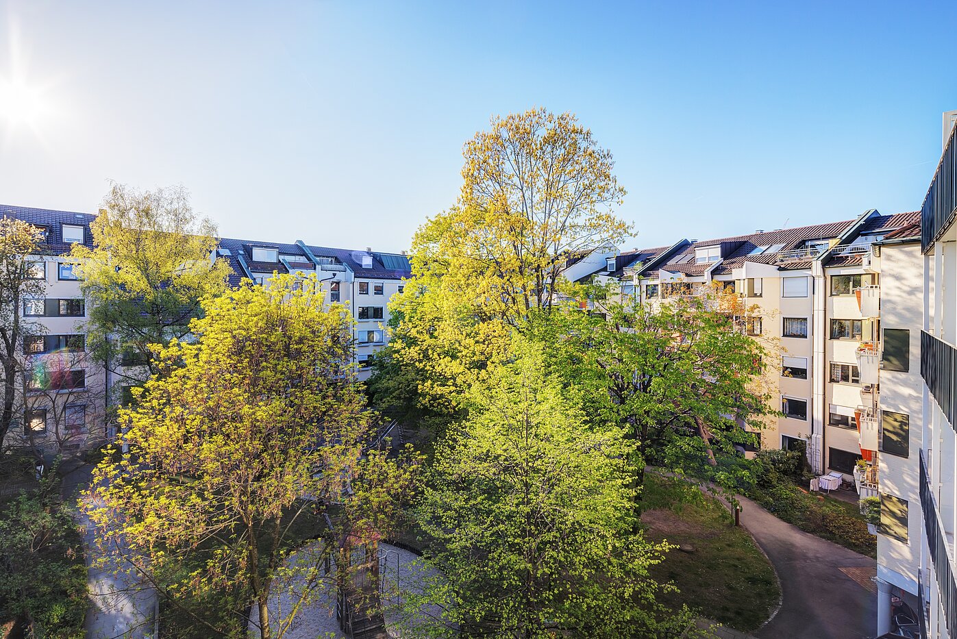 Apartment a 1.5 camere | München-Bogenhausen | 70378 | ...mit Blick ins Grüne