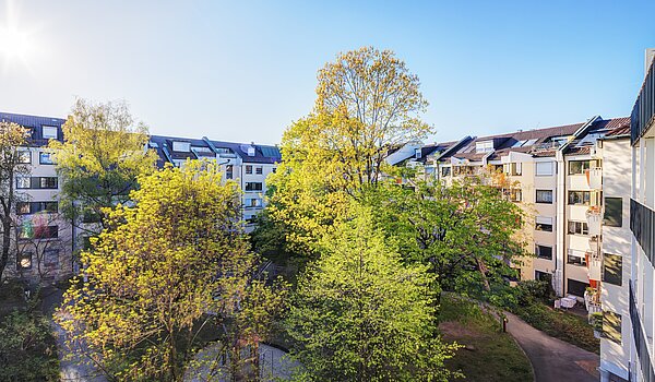 Apartment a 1.5 camere | München-Bogenhausen | 70378 | ...mit Blick ins Grüne