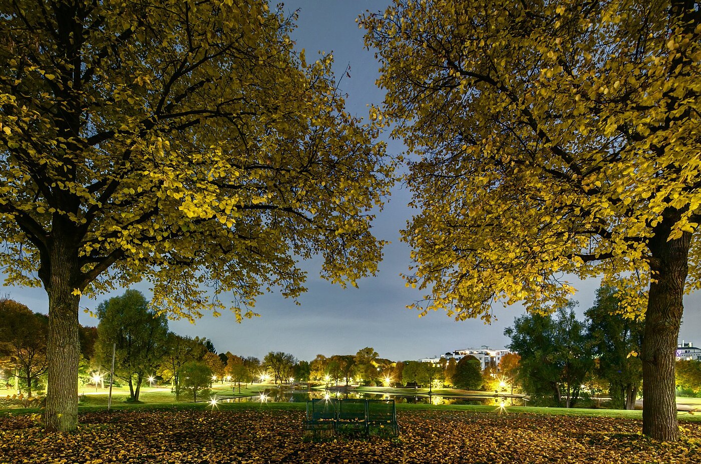 Appartamento a 1 camera | München-Sendling-Westpark | 2008ML1 | Abenddämmerung im Westpark