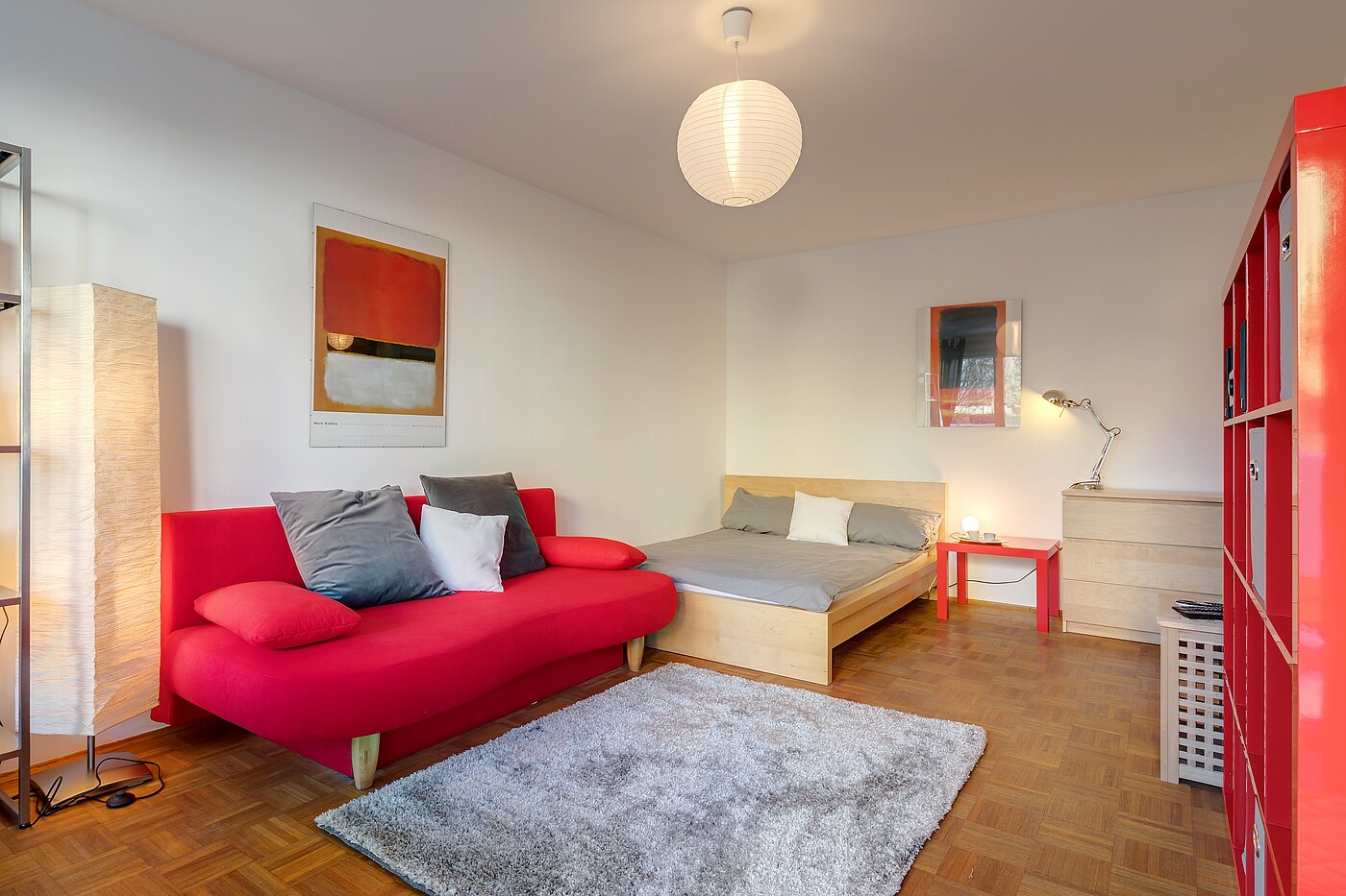 Appartamento a 1 camera | München-Neuhausen | 2301ML8 | Gemütlicher Wohn- Schlafbereich