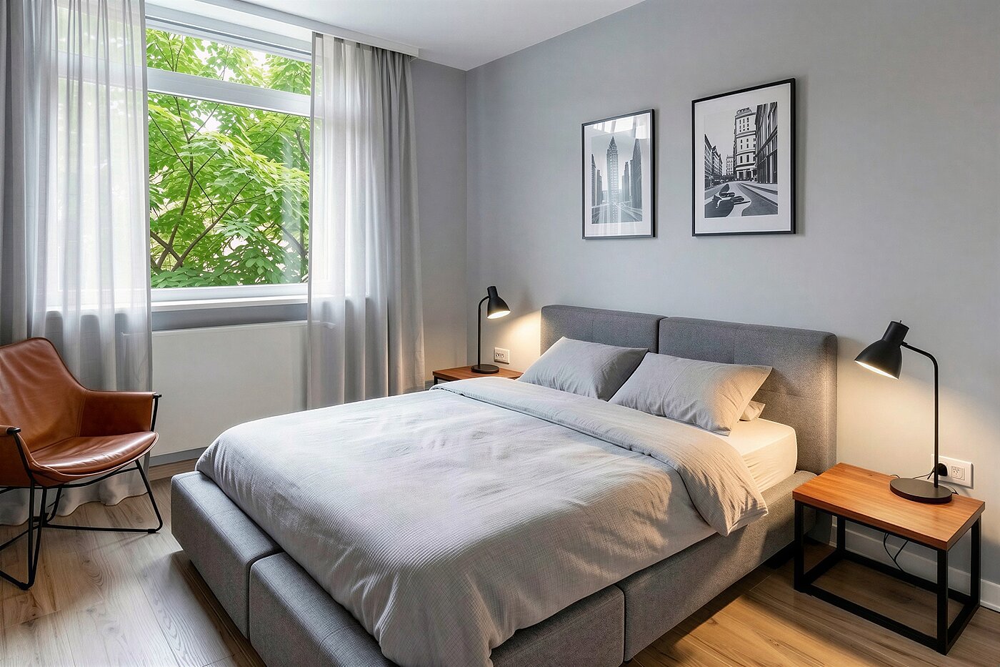 Appartamento a 4 camere | München-Aubing | 70276 | KI-generiertes Möblierungsbeispiel