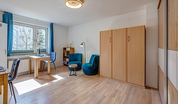 Appartamento a 1 camera | München-Schwabing | 70454 | Wohnen, Arbeiten und...
