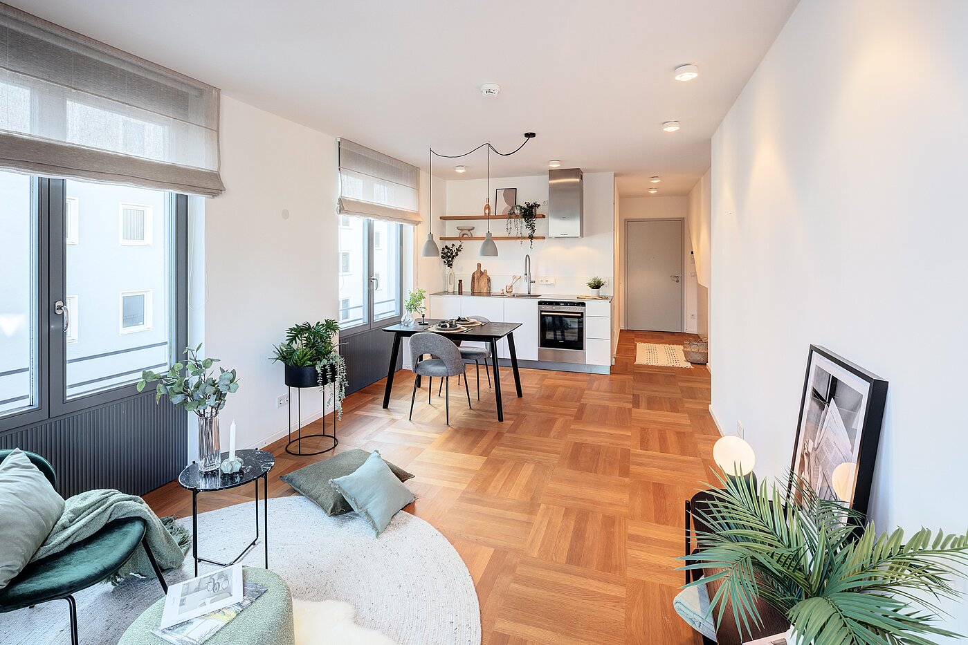 Appartamento a 2 camere | München-Schwabing | 70195 | ...hellen Wohnbereich