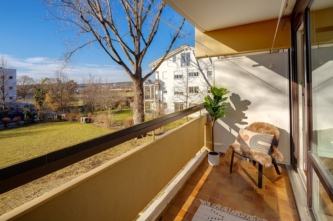 Appartamento a 1 camera | Herrsching am Ammersee | 2302ML2 | Westbalkon mit Aussicht