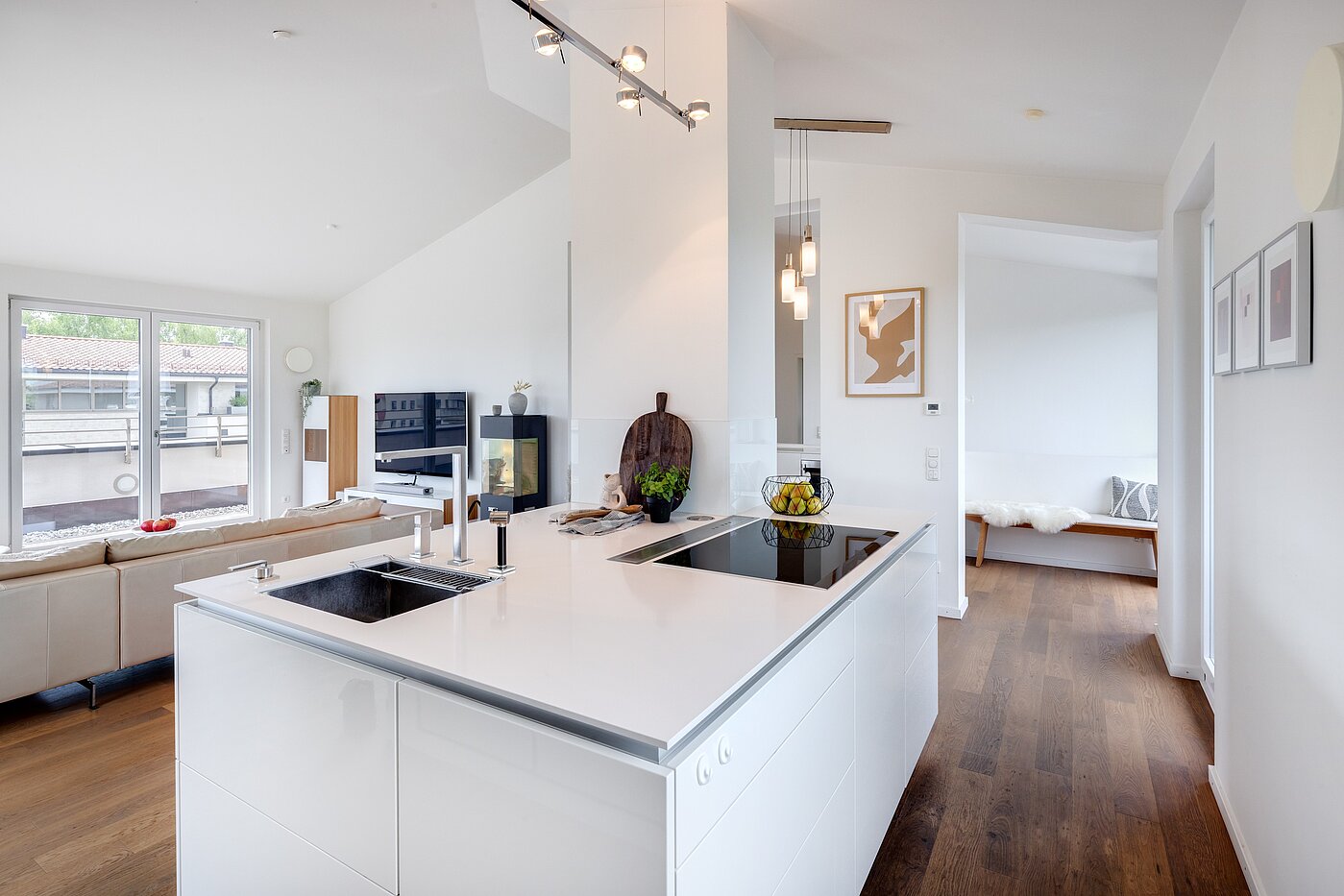 Penthouse a 3.5 camere | München-Oberföhring | 70237 | ... mit Kochinsel und ...