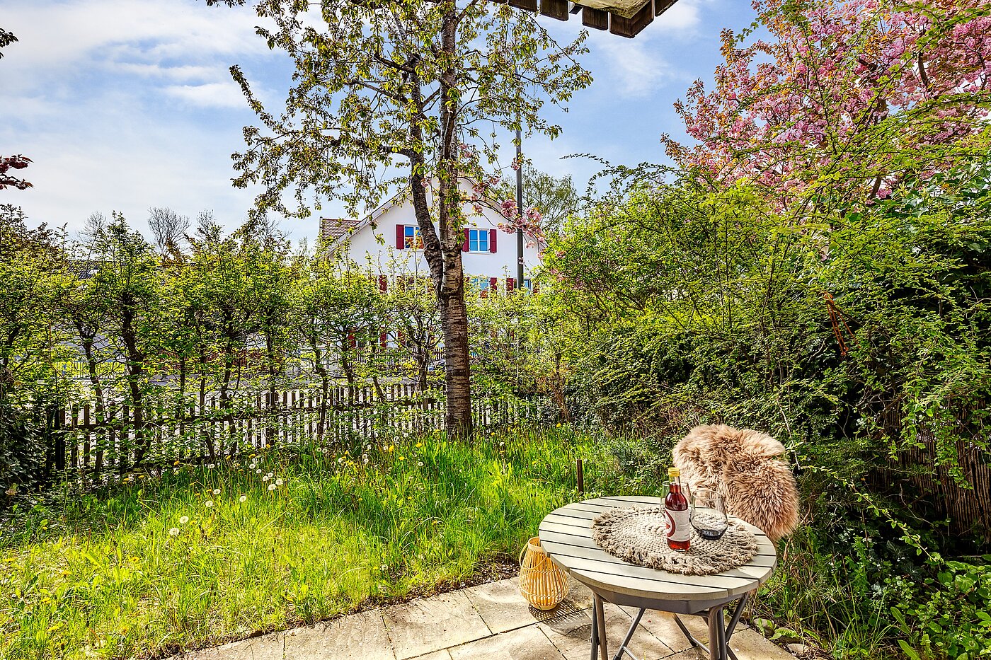 Appartamento al piano terra a 1.5 camere | München-Aubing | 70000 | Westterrasse mit...