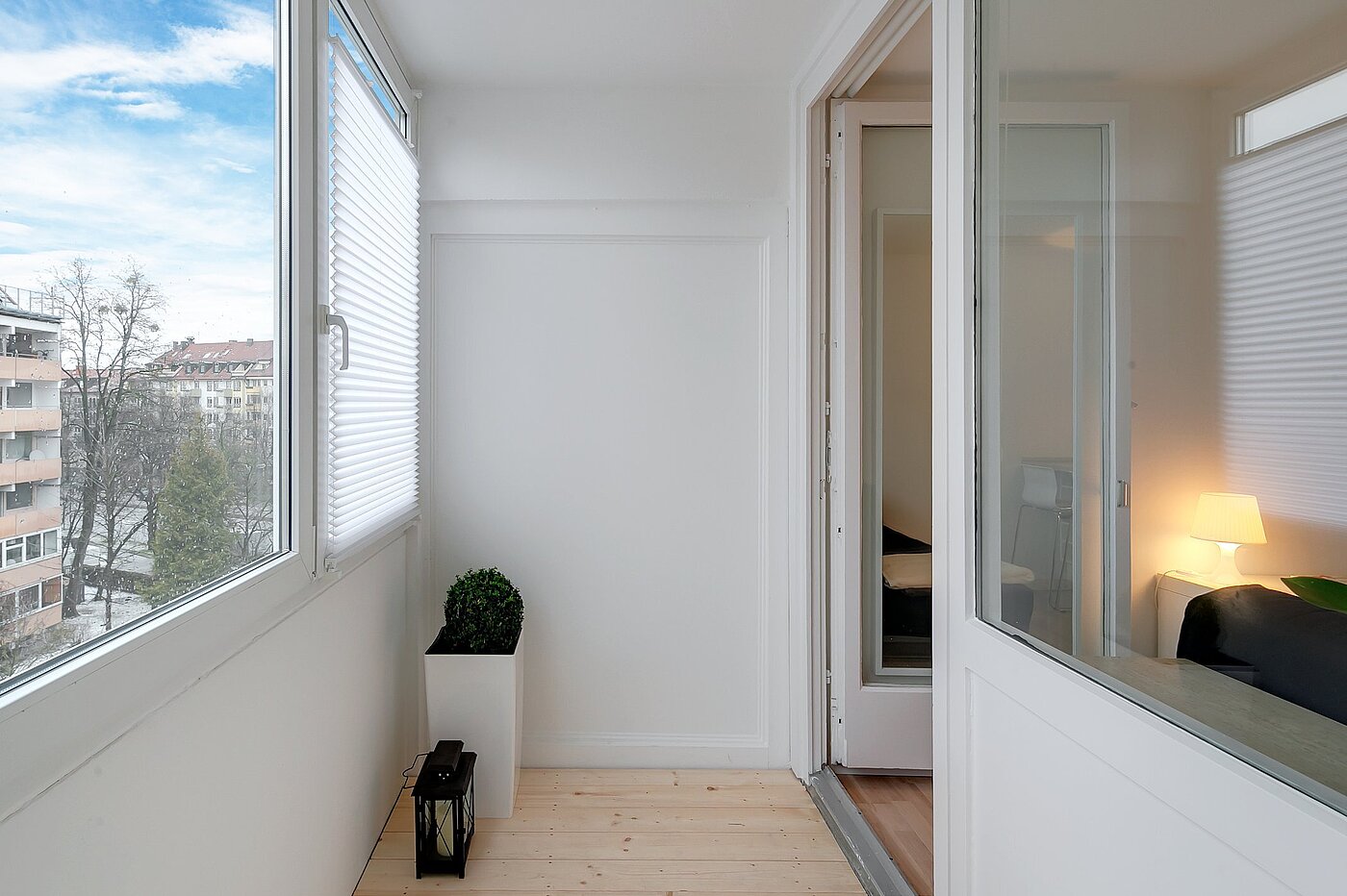 Appartamento a 1 camera | München-Nymphenburg | 2102ML7 | ...und verglastem Balkon