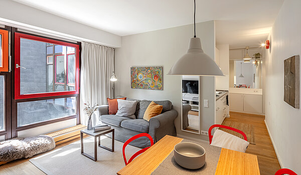 Appartamento a 2 camere | München-Solln | 70418 | Wohnzimmer...