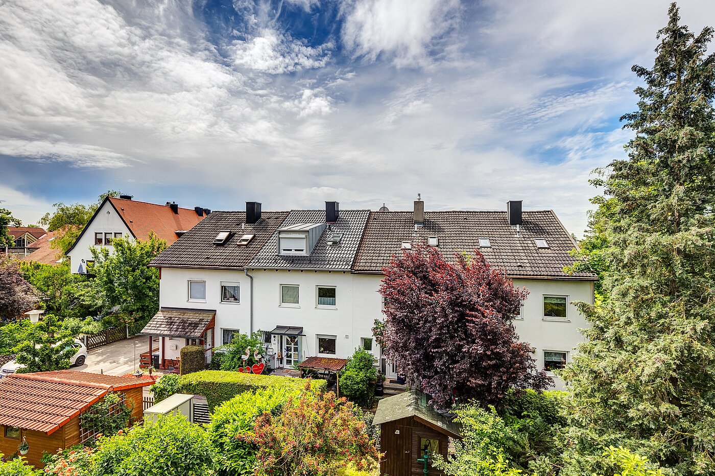 Casa centrale a schiera a 4 camere | Maisach | 70125 | Ausblick vom Balkon