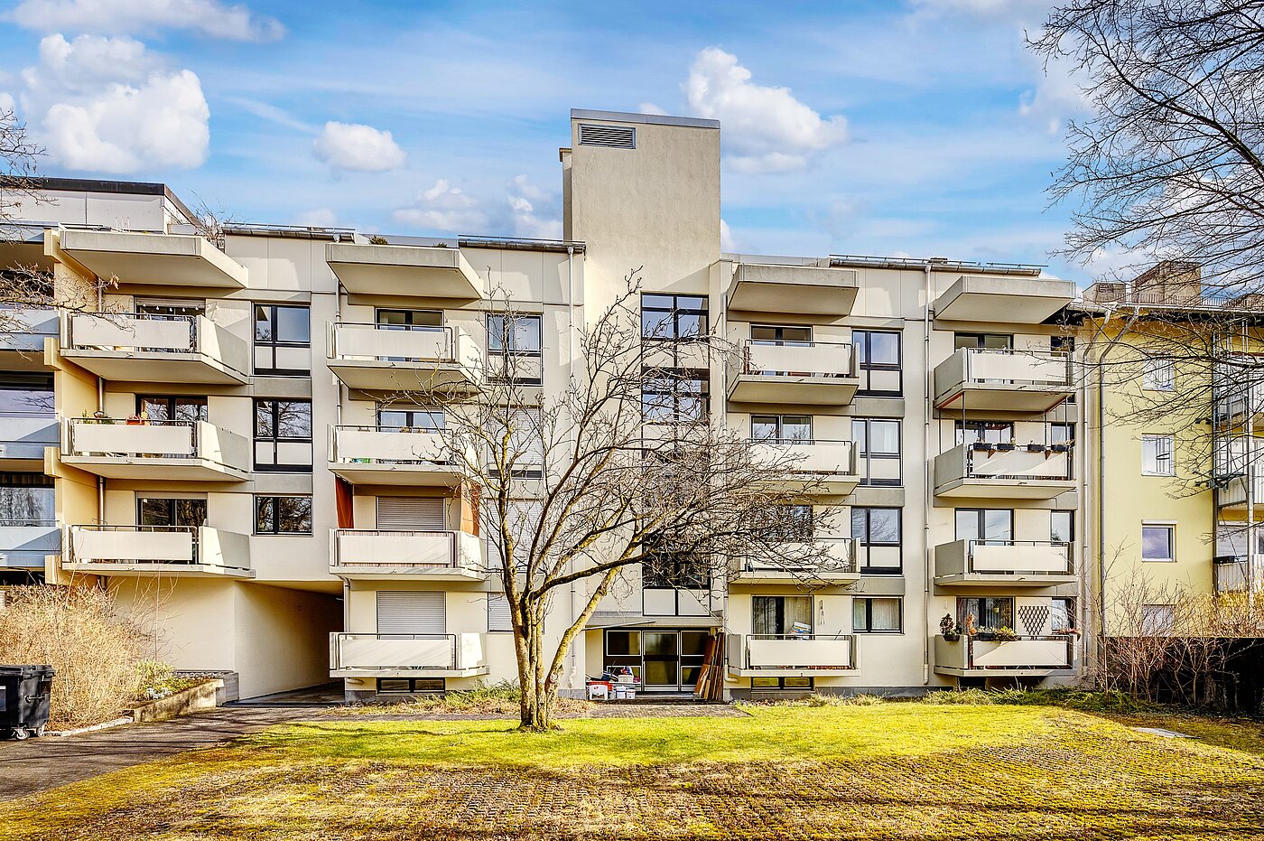 Appartamento a 1 camera | München-Milbertshofen | 2112ML4 | Gartenansicht